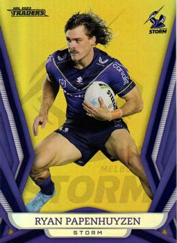 2023 NRL Traders Titanium - Gold Pearl Special #GS070 Ryan Papenhuyzen Front